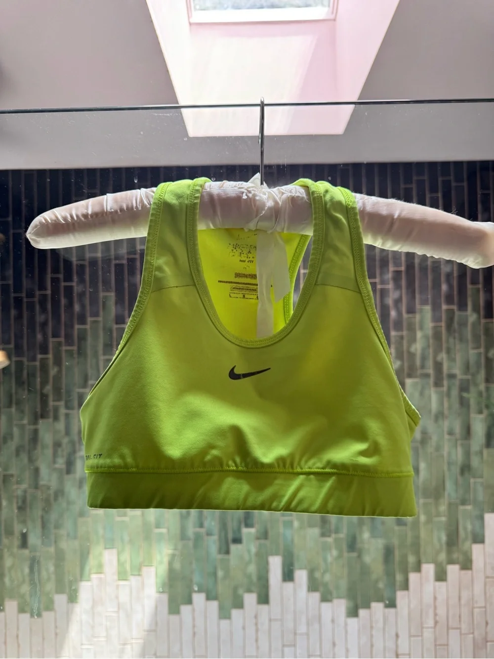 Nike Bright Neon Green Racerback Sports Bra